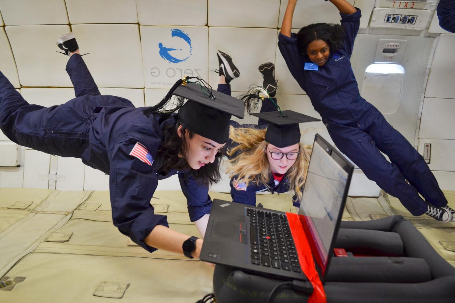 你?ll have out-of-this-world opportunities, like these student researchers donning their graduat...